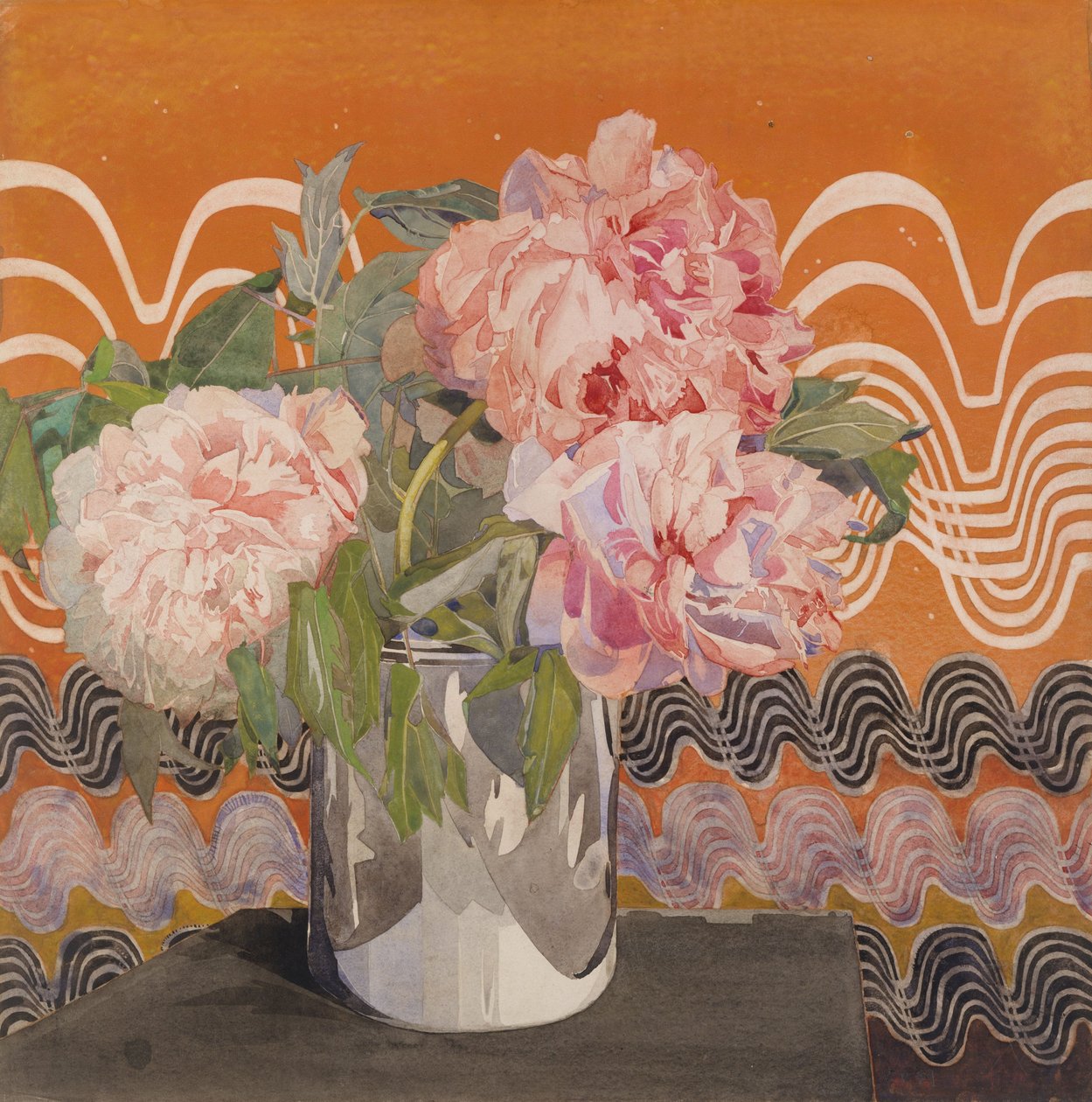 Pünkösdi rózsa, 1920 körül alkotó: Charles Rennie Mackintosh