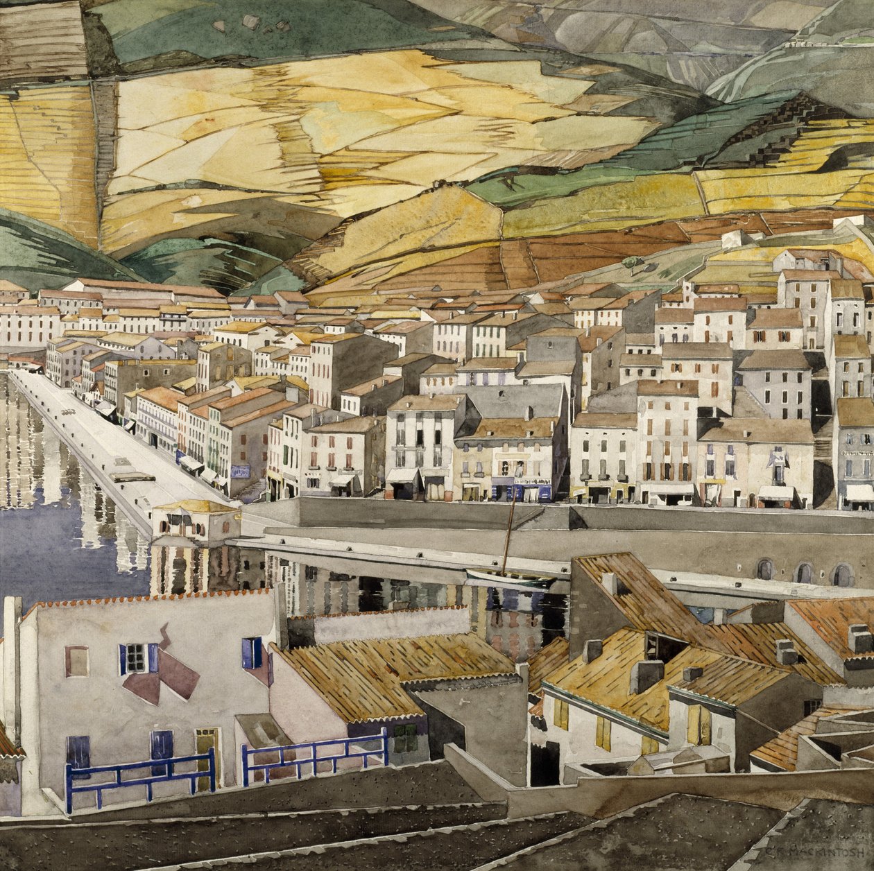 Port Vendres alkotó: Charles Rennie Mackintosh
