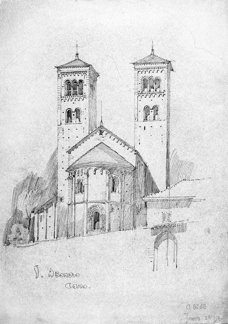 S. Abondio, Como, 1891 alkotó: Charles Rennie Mackintosh