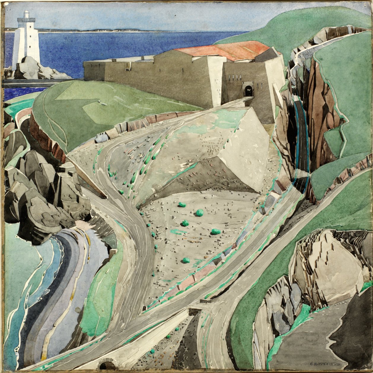 Az erőd, 1924-27 alkotó: Charles Rennie Mackintosh