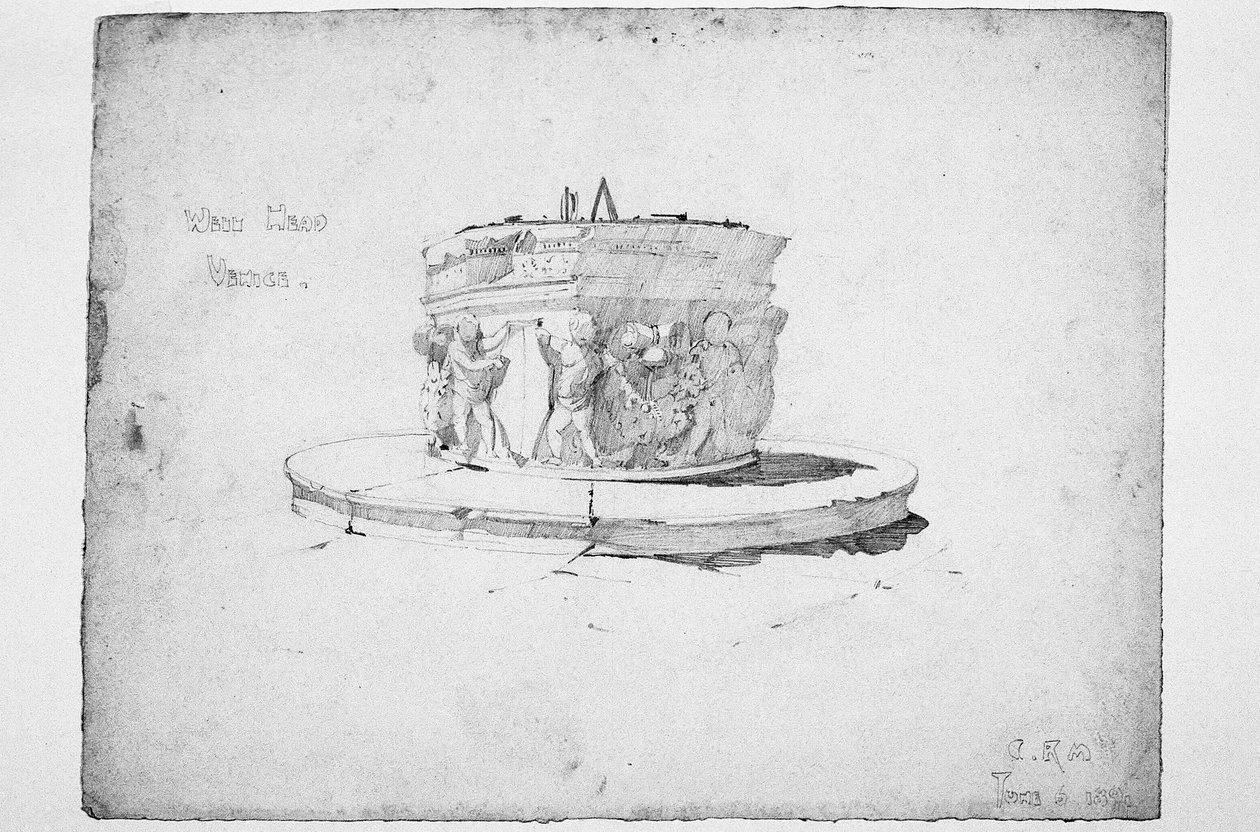 Well Head, Velence, 1891 alkotó: Charles Rennie Mackintosh