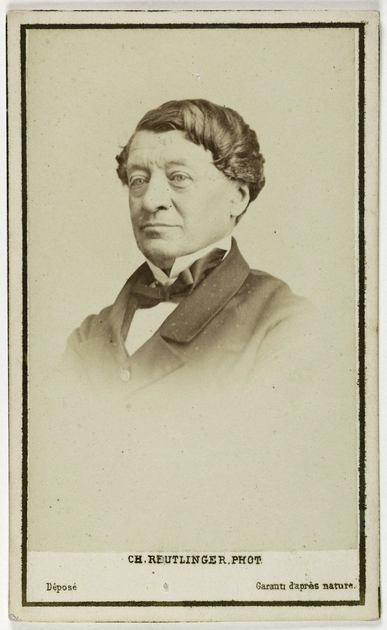 Laborde Léon diplomata, régész és a Louvre kurátora portréja, 1860-90 körül (fotó) alkotó: Charles Reutlinger