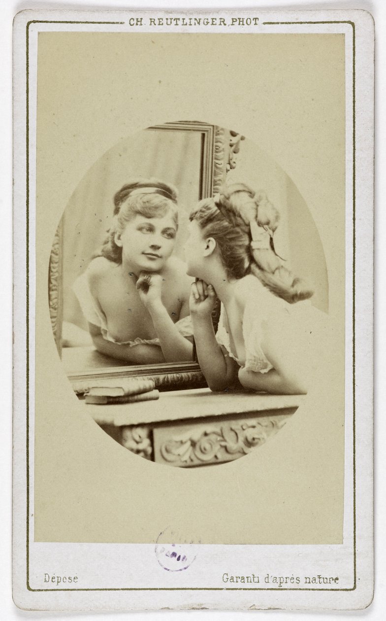 Henriette Victoire Drouard (1851-1923) színésznő portréja. alkotó: Charles Reutlinger