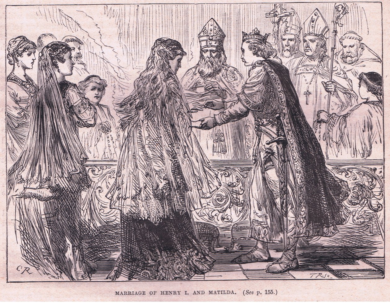 I. Henrik és Matilda házassága i.sz. 1102 alkotó: Charles Ricketts