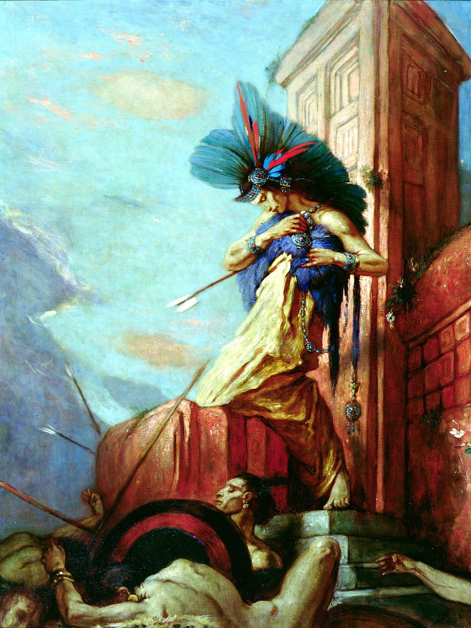 Montezuma halála (1466-1520) alkotó: Charles Ricketts