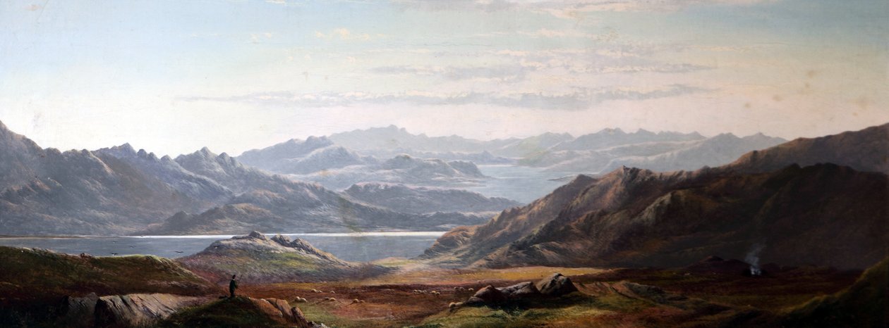 Mountain Scene, Wales (?) alkotó: Charles Robert Leslie