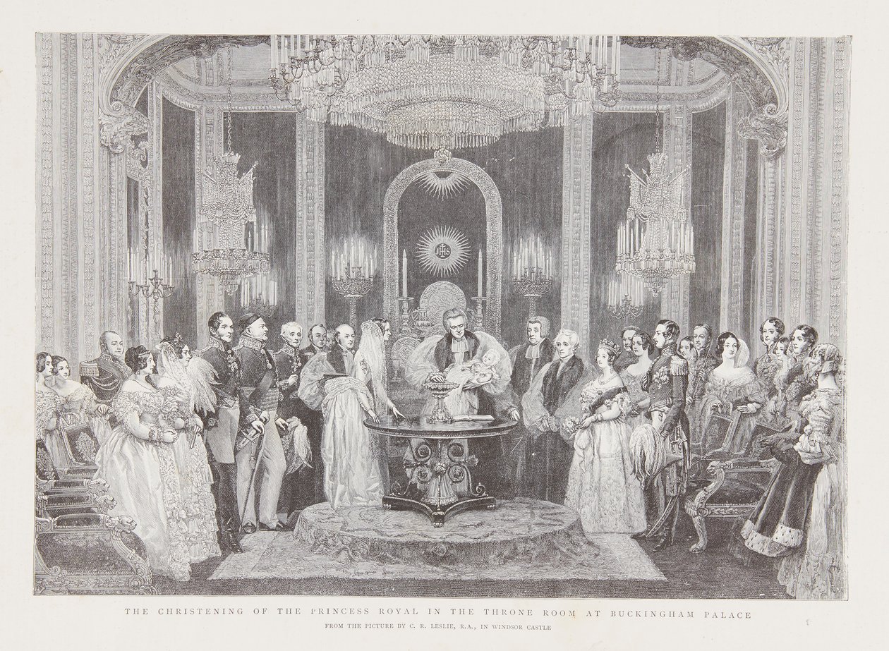 Viktória királyi hercegnő keresztelője alkotó: Charles Robert Leslie