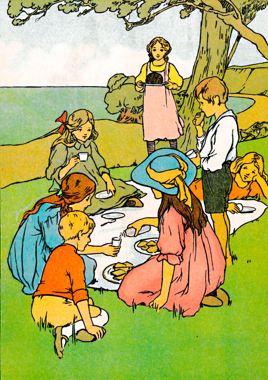 Karácsonyi vacsora Új-Zélandon, 1912 alkotó: Charles Robinson