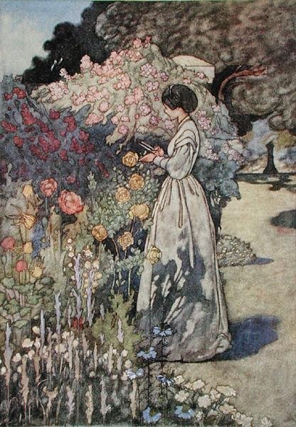 Vágó virágok, megjelent 1912 (színes litho) alkotó: Charles Robinson