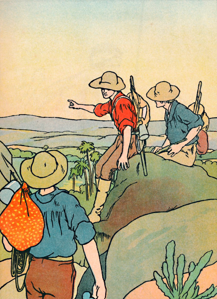 Korai telepesek Ausztráliában, 1912 alkotó: Charles Robinson