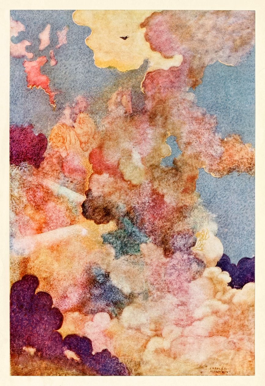 "Hark, hark! A pacsirta a mennyország kapujában énekel, és Phoebus "gins riise" előlapja a William Shakespeare dalai és szonettjei című "Reveillez"-ből alkotó: Charles Robinson