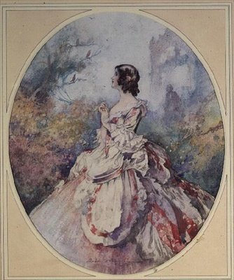 Zene, 1920 körül (akvarell) alkotó: Charles Robinson