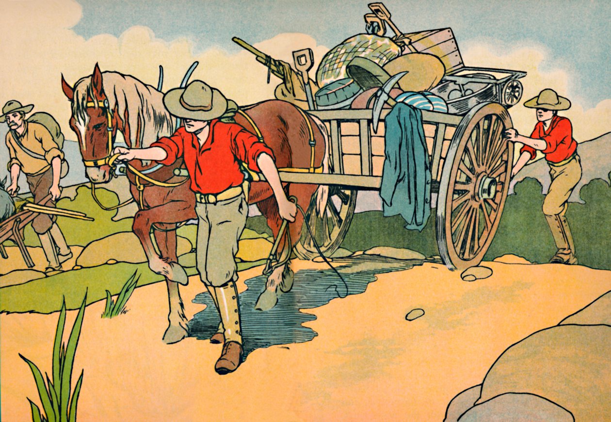 Irány az Aranymezőkre, 1912 alkotó: Charles Robinson