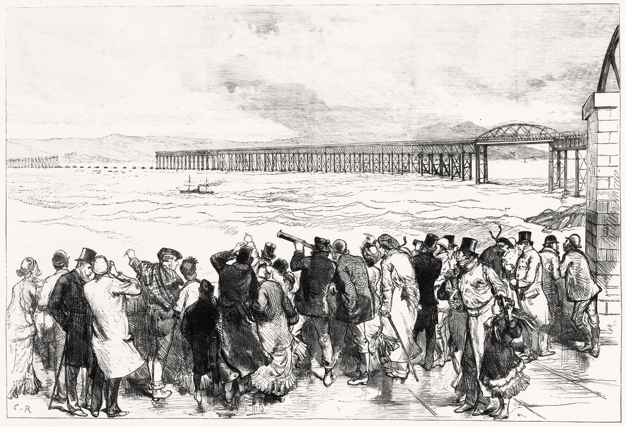 A Tay-híd december 29-én, hétfőn, tíz órakor megjelent (metszet) alkotó: Charles Robinson
