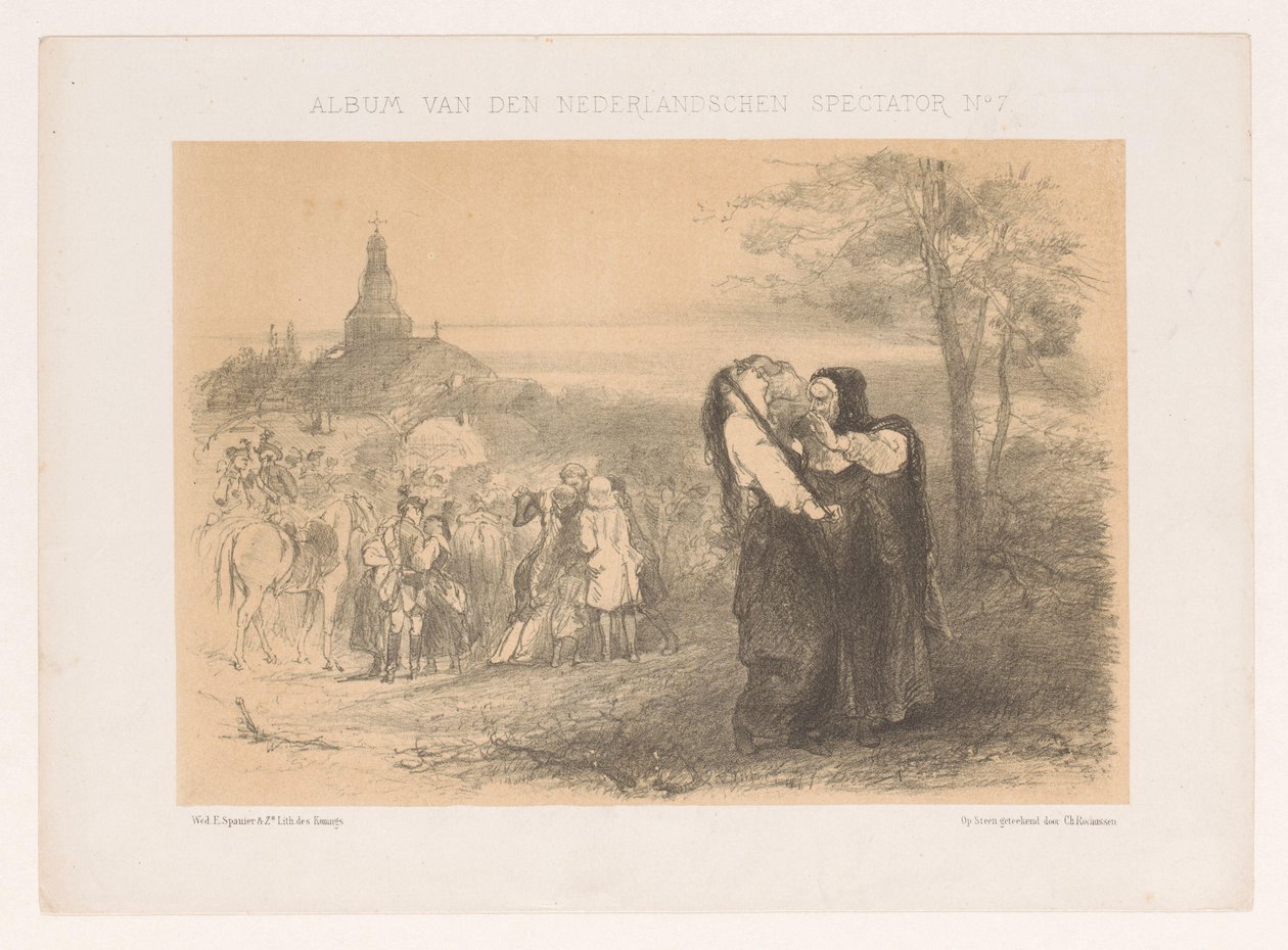 Leonoor kétségbeesett A Dutch Spectator 7. albuma (cím az objektumon) alkotó: Charles Rochussen