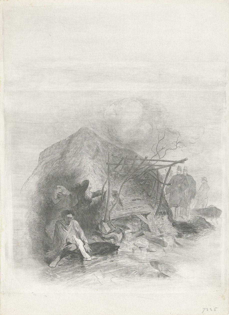 Az 1855-ös árvízi katasztrófa áldozatai 1855-ös árvízi katasztrófa (sorozat címe) alkotó: Charles Rochussen