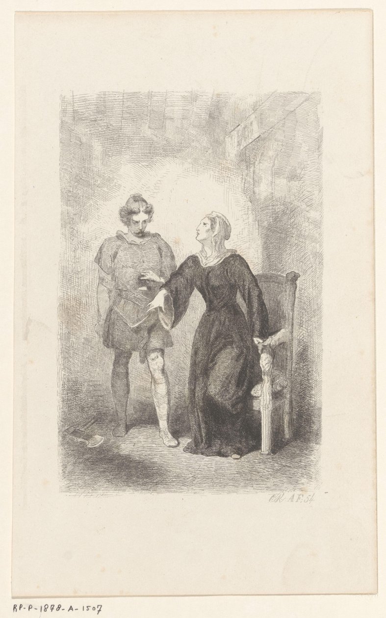 Wilfried az anyjával alkotó: Charles Rochussen