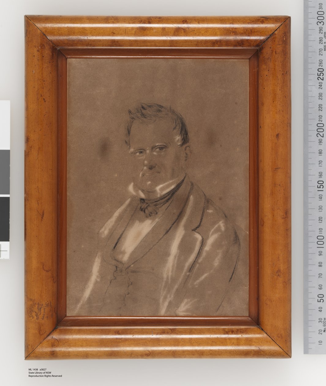 Joseph Raphael portréja, 1852 körül (ceruza, pasztell és szén, papíron) alkotó: Charles Rodius