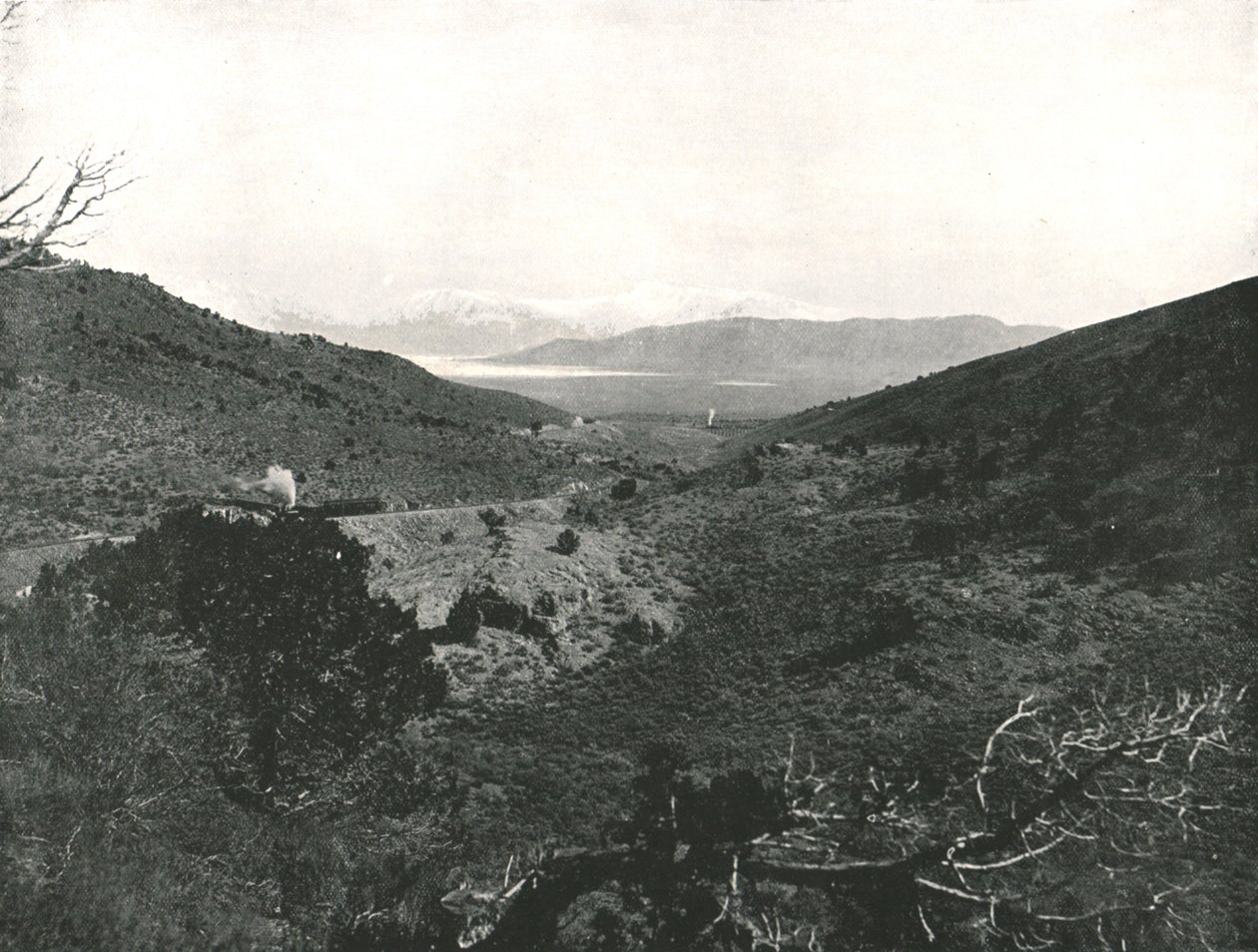 Utah Lake a Circle Pointból, Salt Lake City, USA, 1895. alkotó: Charles Roscoe Savage