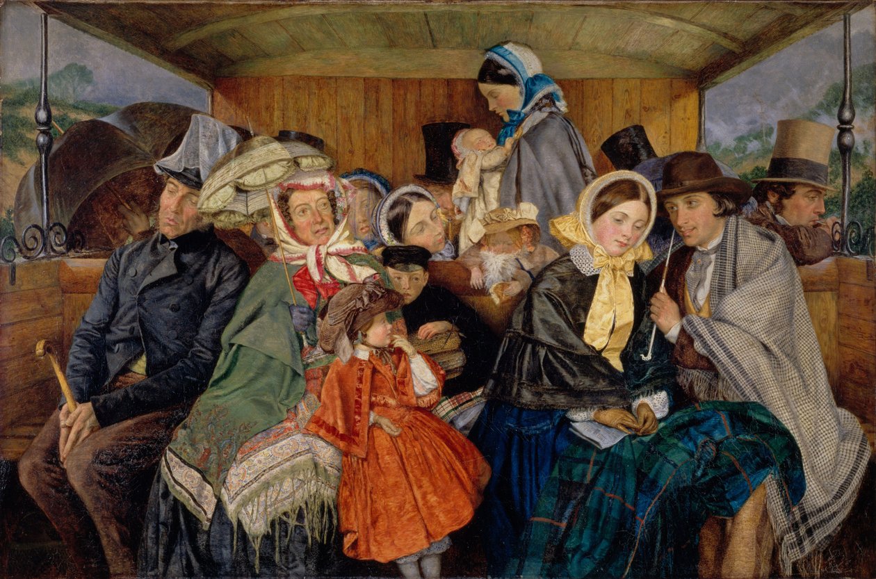 Brightonba és vissza három és hat pennyért, 1859 alkotó: Charles Rossiter