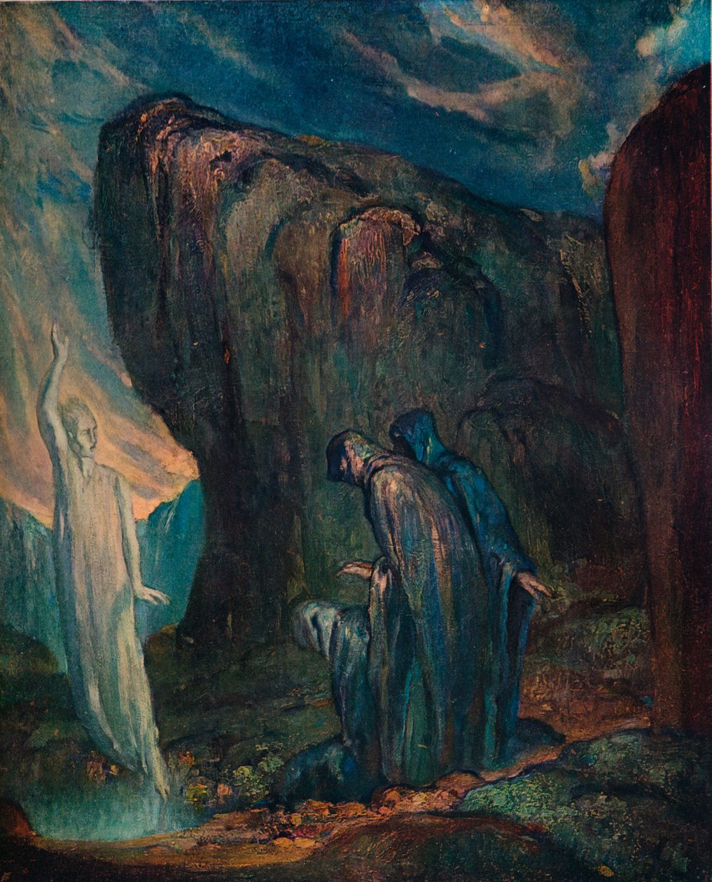 „A szent asszonyok és a feltámadás angyala”, 1910 alkotó: Charles S Ricketts