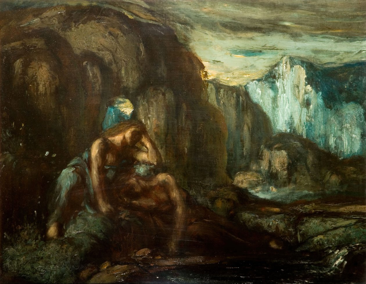 Tóbiás és az angyal, 1905. alkotó: Charles S Ricketts
