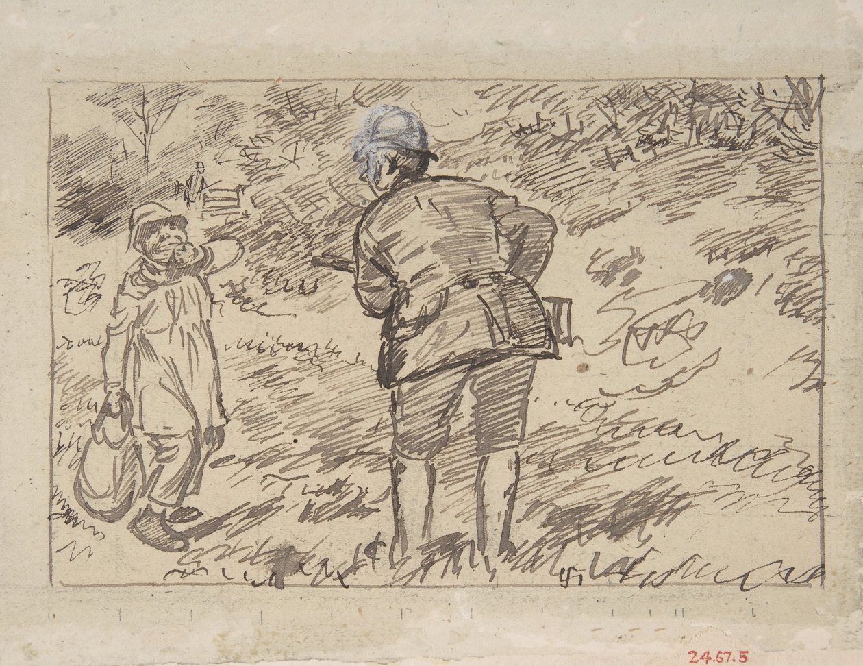 Egy feddés, 1870-1891. alkotó: Charles Samuel Keene