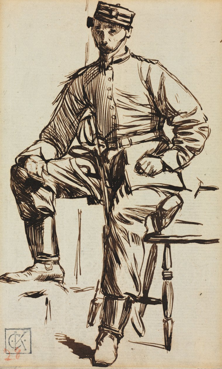 Charles Keene önkéntesként alkotó: Charles Samuel Keene