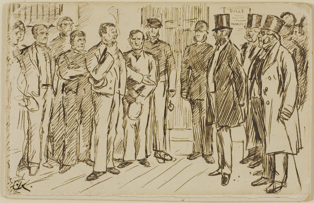 A fogvatartott azonosítása alkotó: Charles Samuel Keene