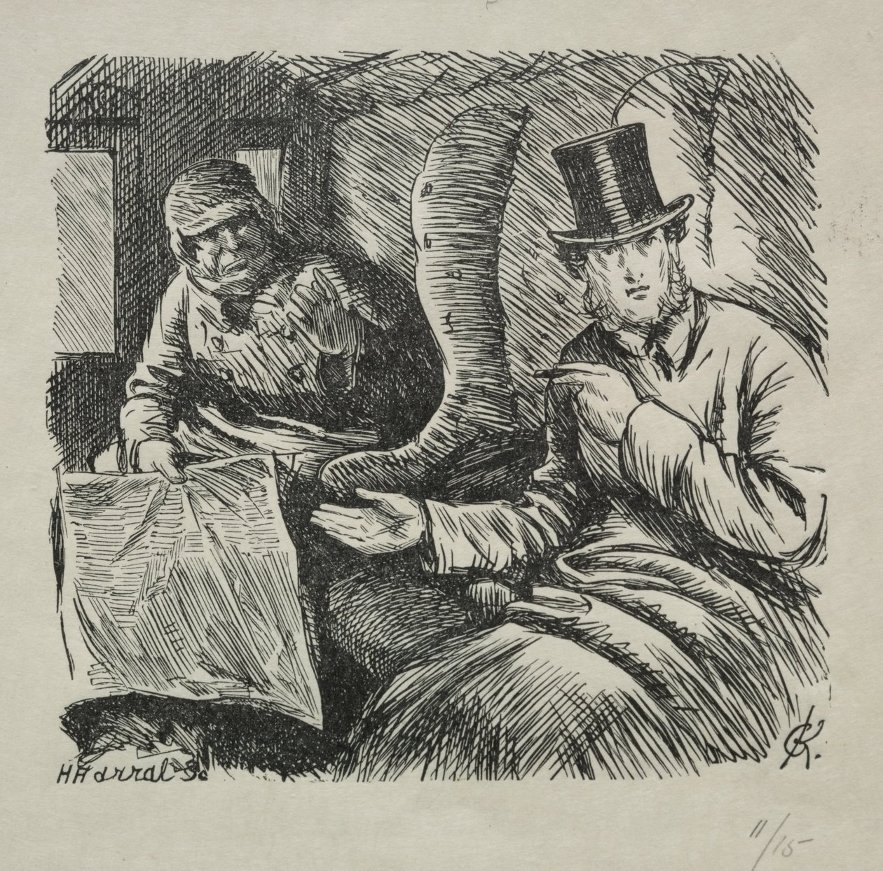 Dohányzás szigorúan tilos alkotó: Charles Samuel Keene