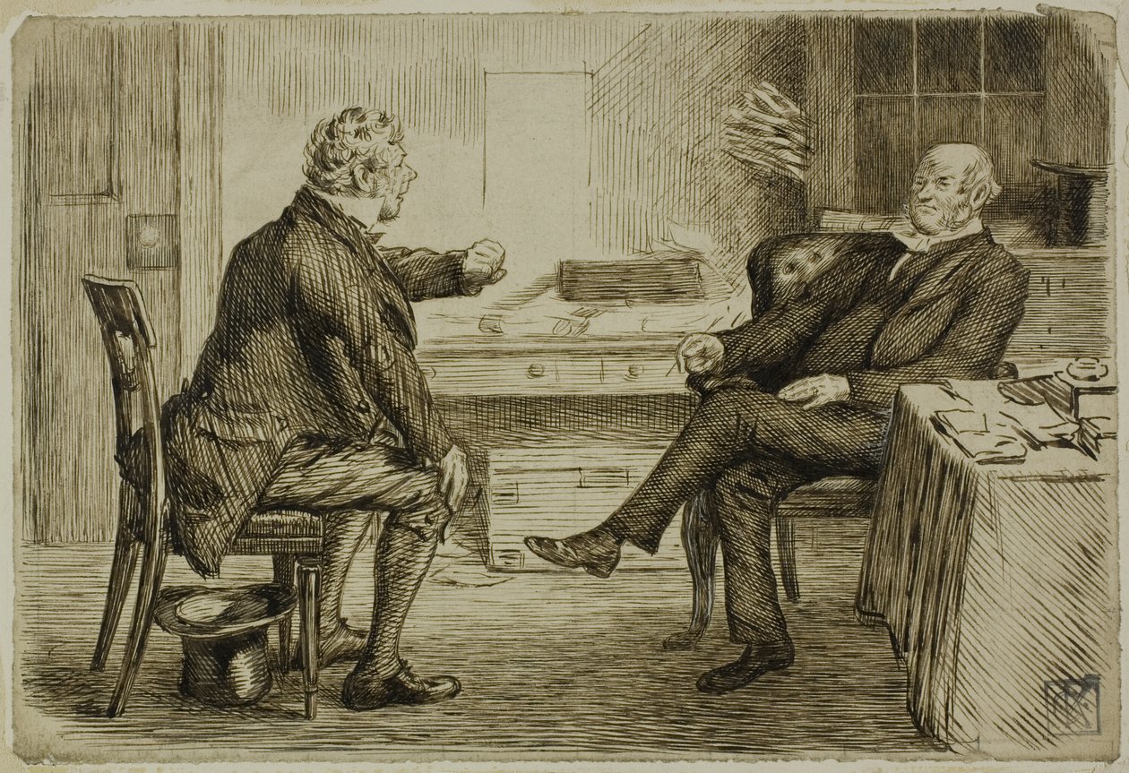 Ügyvéd és Ügyfél alkotó: Charles Samuel Keene