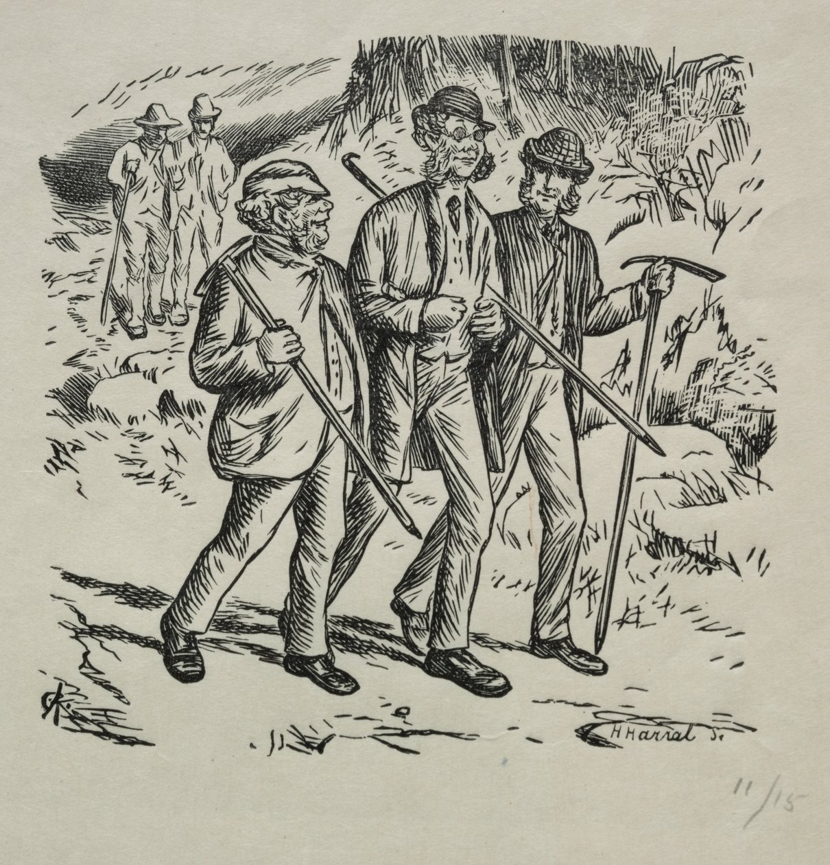 A három név alkotó: Charles Samuel Keene