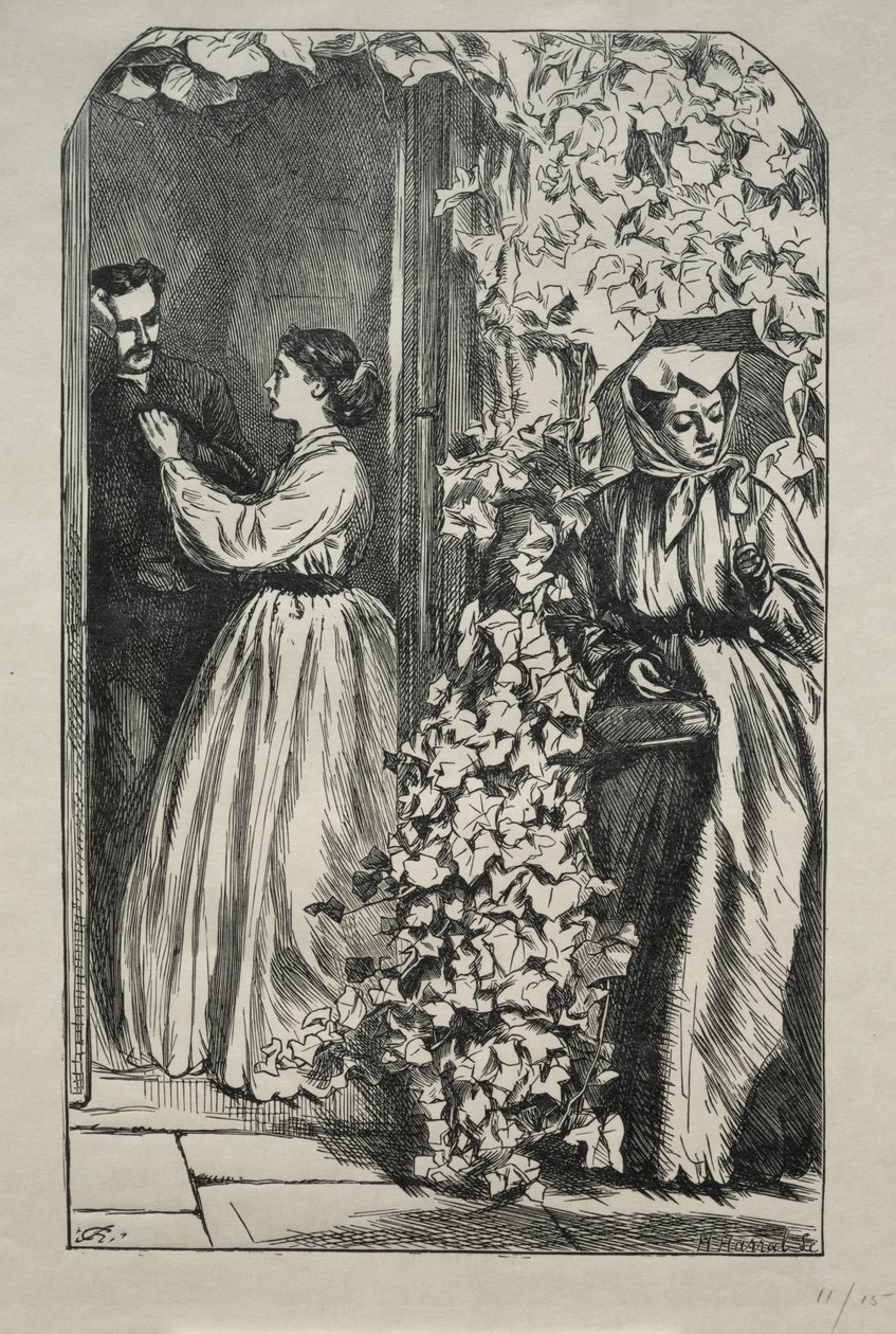Mi történt egy gazdag bácsi megölésével egy karácsonykor, 1865. alkotó: Charles Samuel Keene