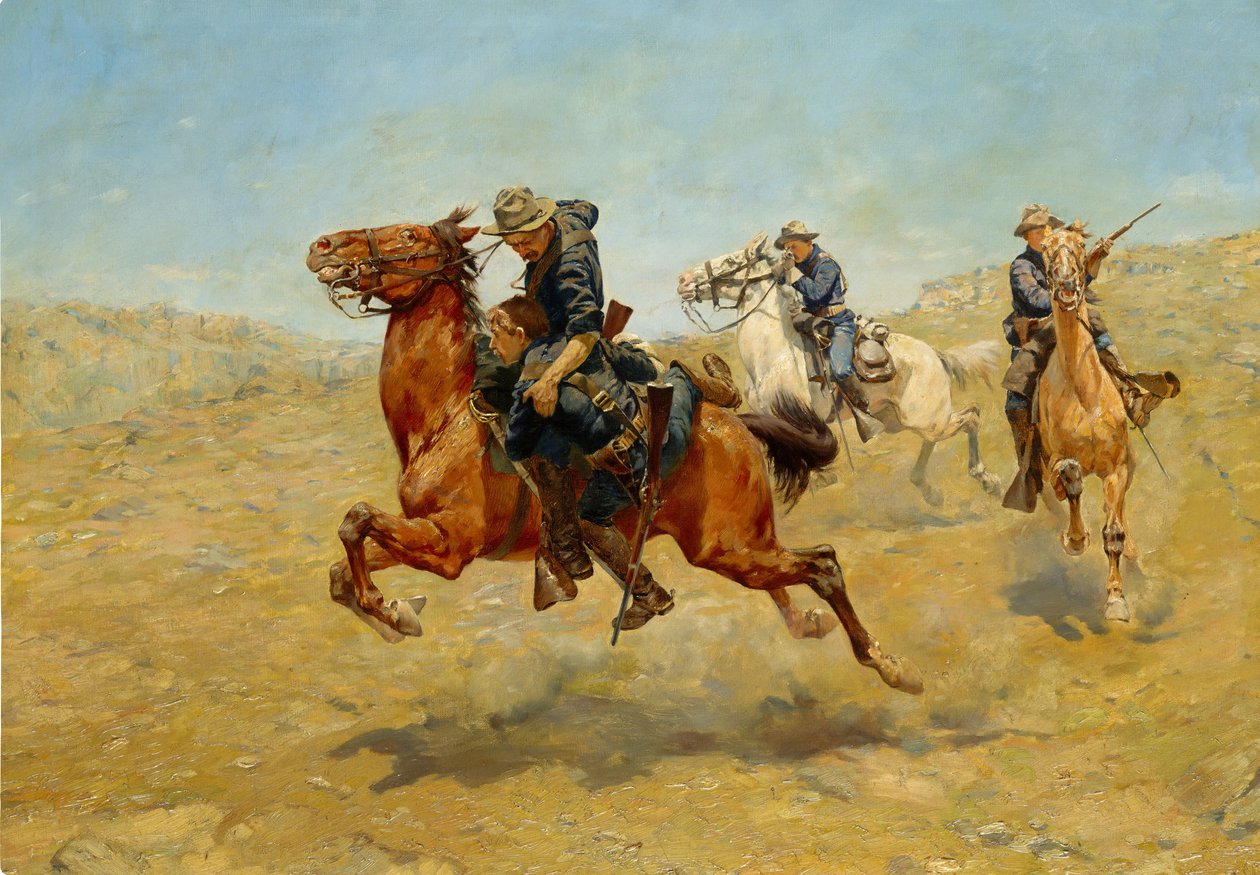 Bunkie-m, 1899-ben fejeződött be. alkotó: Charles Schreyvogel