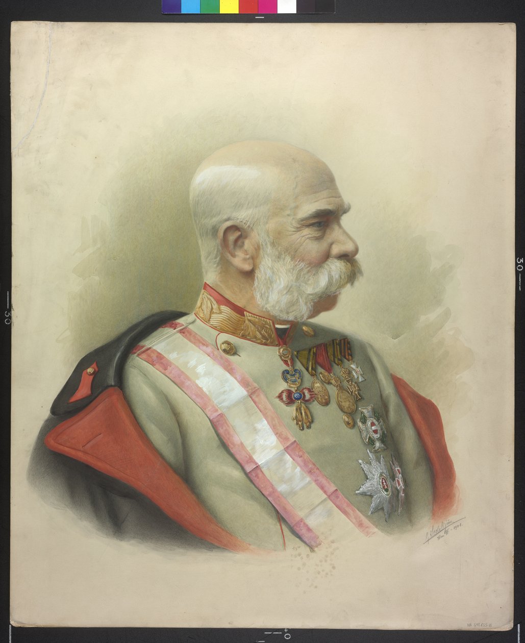I. Ferenc József, Ausztria császára a későbbi években alkotó: Charles Scolik