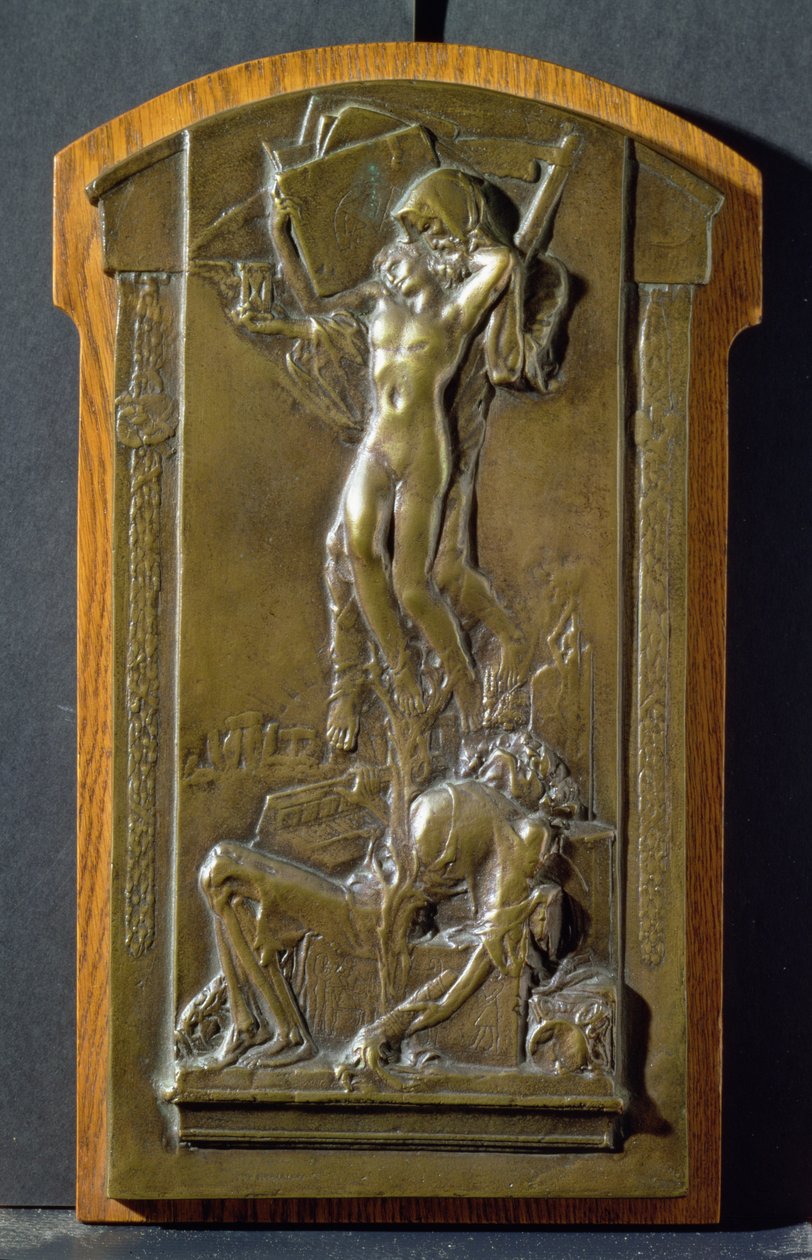 Halál és a leány, 1911-1912 körül (bronz) alkotó: Charles Sergeant Jagger