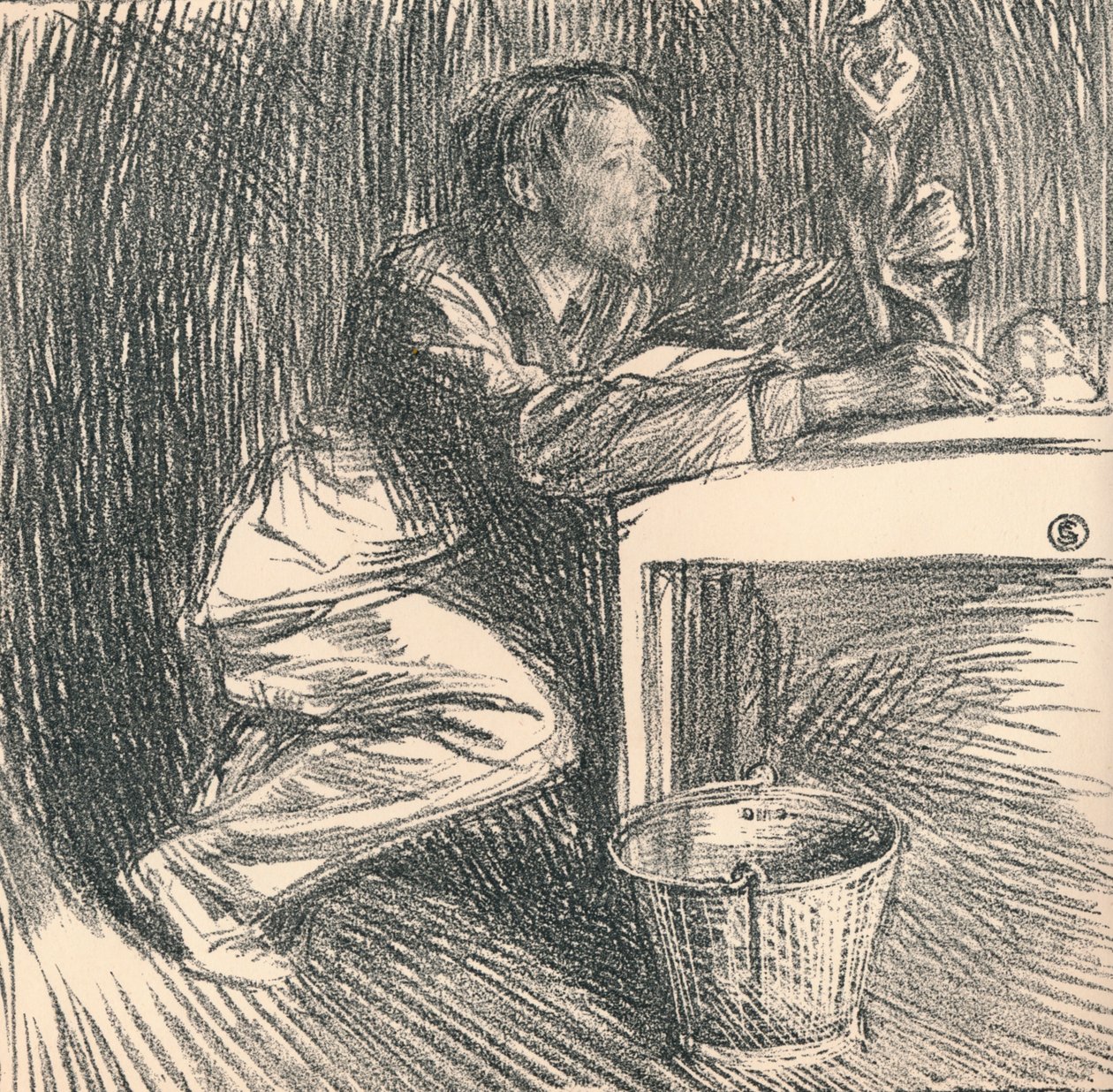 "A modellező", 1891 alkotó: Charles Shannon