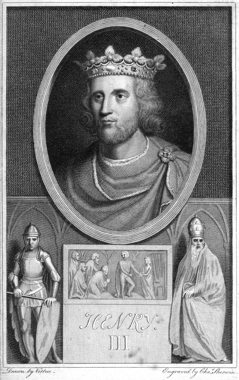 III. Henrik angol, 18. század. alkotó: Charles Sherwin