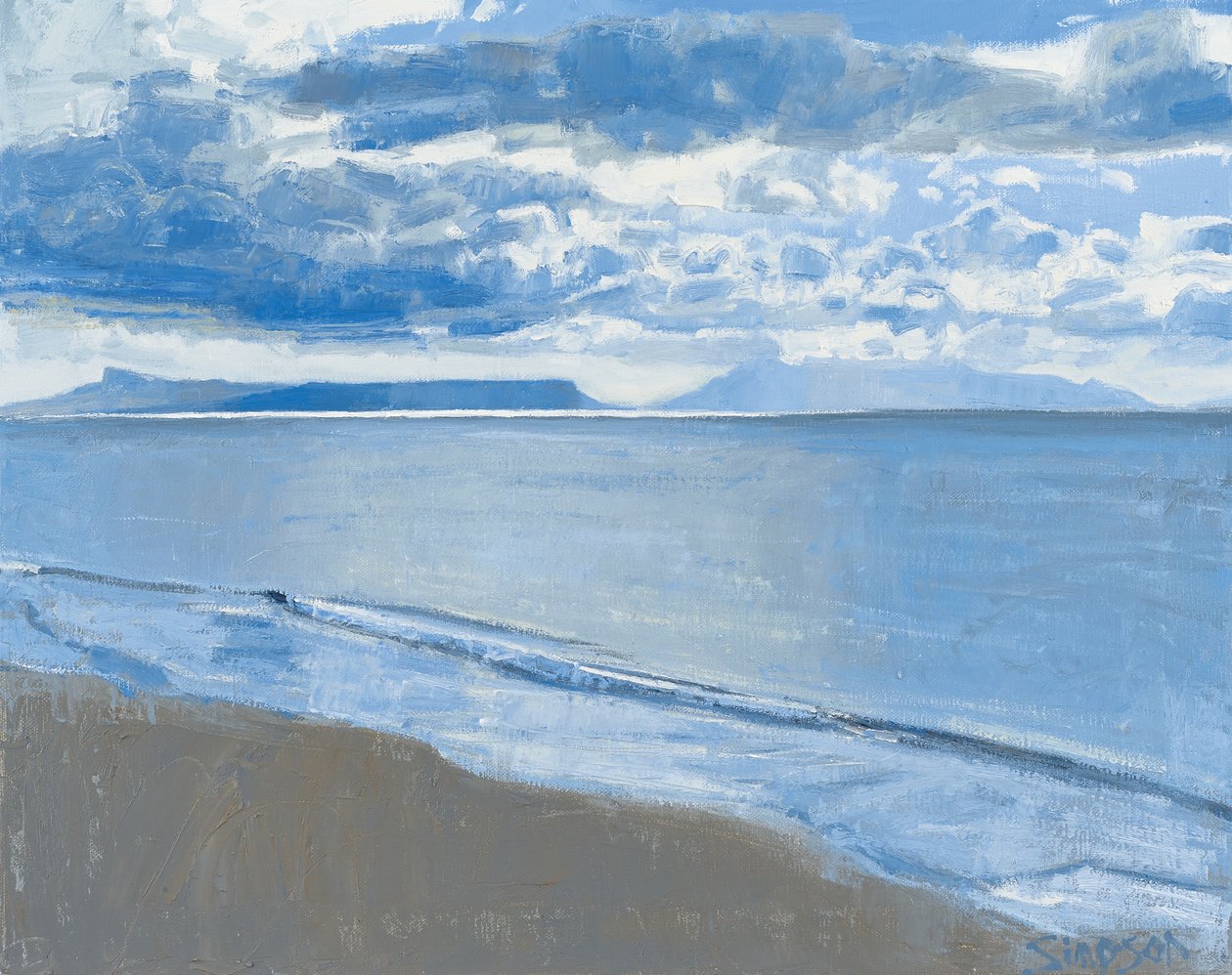Változó fény, 2014 (olaj, vászon) alkotó: Charles Simpson