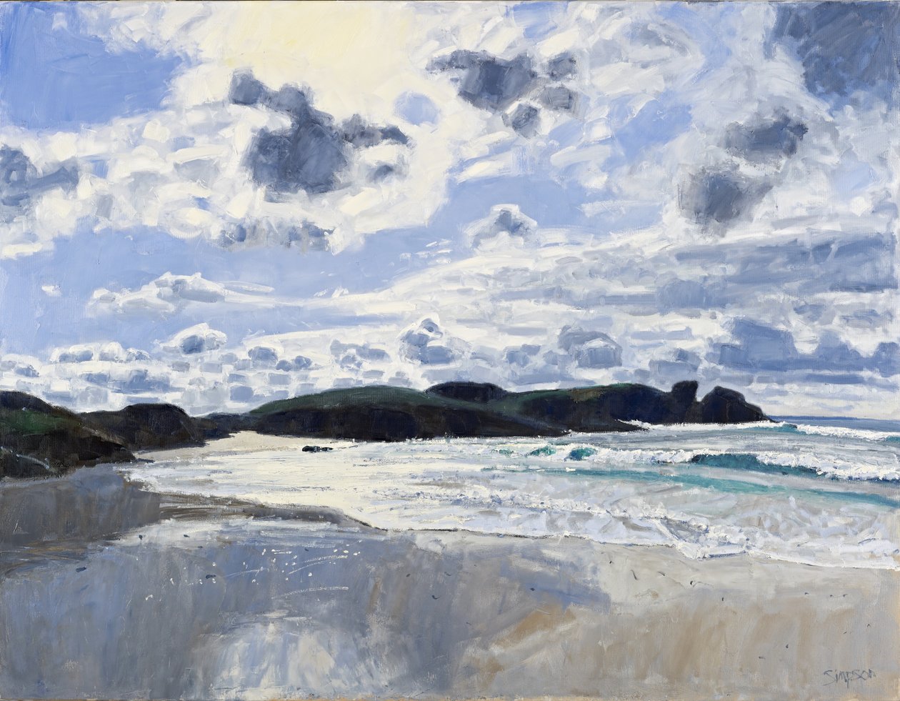 Clachtoll, 2010 (olaj, vászon) alkotó: Charles Simpson