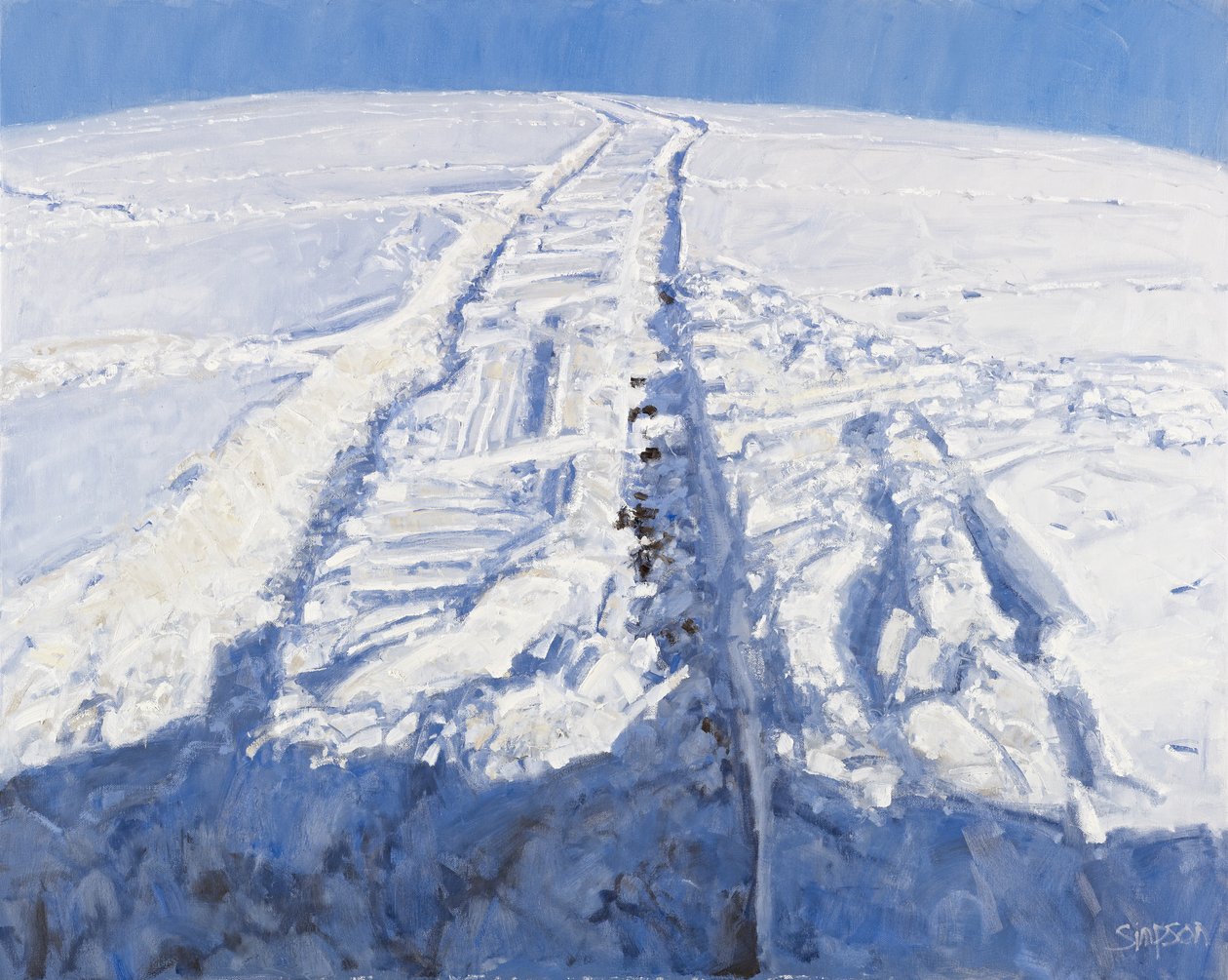 Deep Snow, 2010 (olaj, vászon) alkotó: Charles Simpson