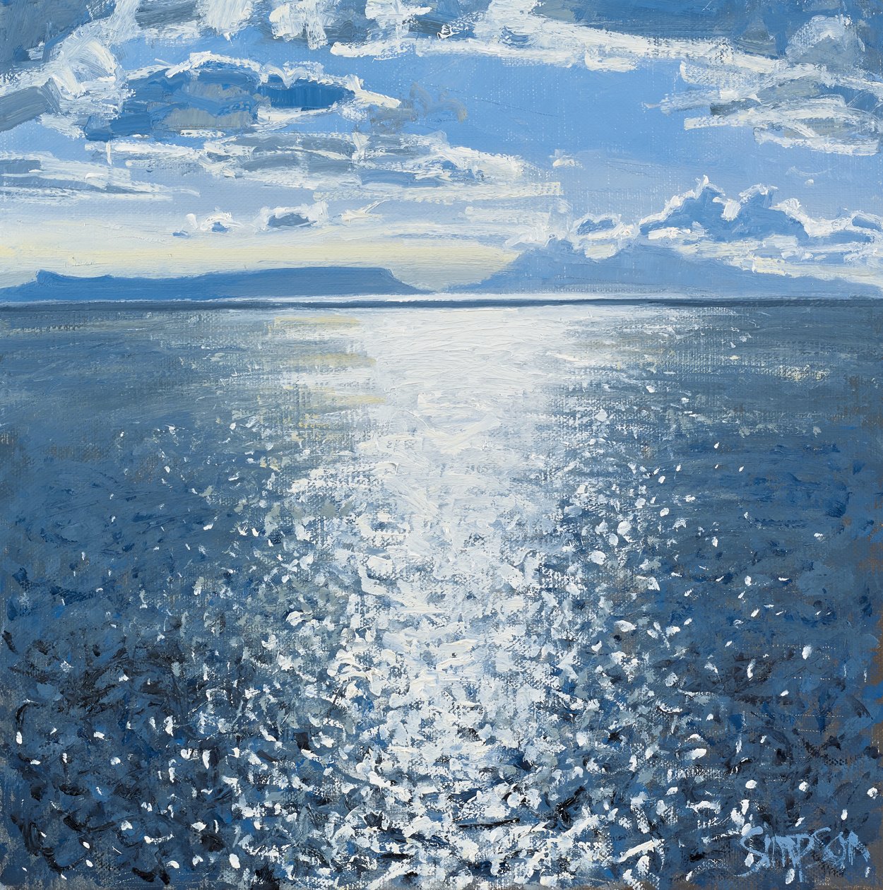 Eigg  Rum Evening, 2014 (olaj, vászon) alkotó: Charles Simpson