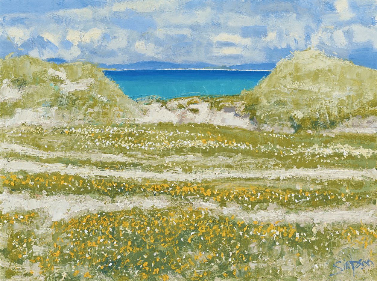 Glimpse of Harris, 2014 (olaj, vászon) alkotó: Charles Simpson