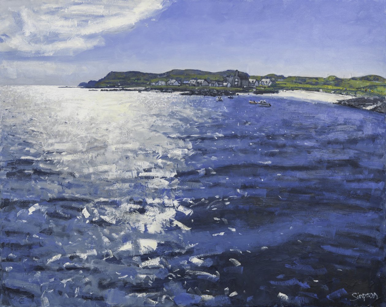 Iona Light, 2017 (olaj, vászon) alkotó: Charles Simpson