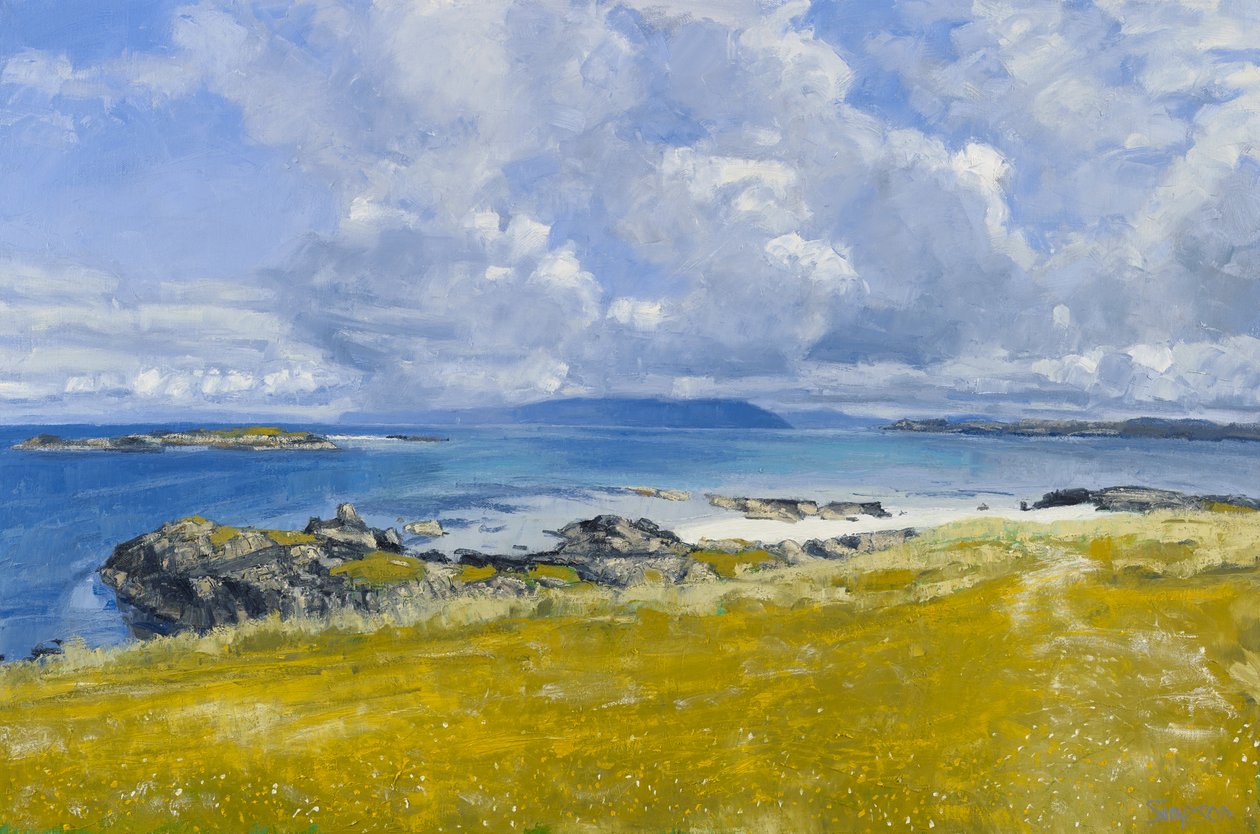North Shore, Iona, 2015 (olaj, vászon) alkotó: Charles Simpson
