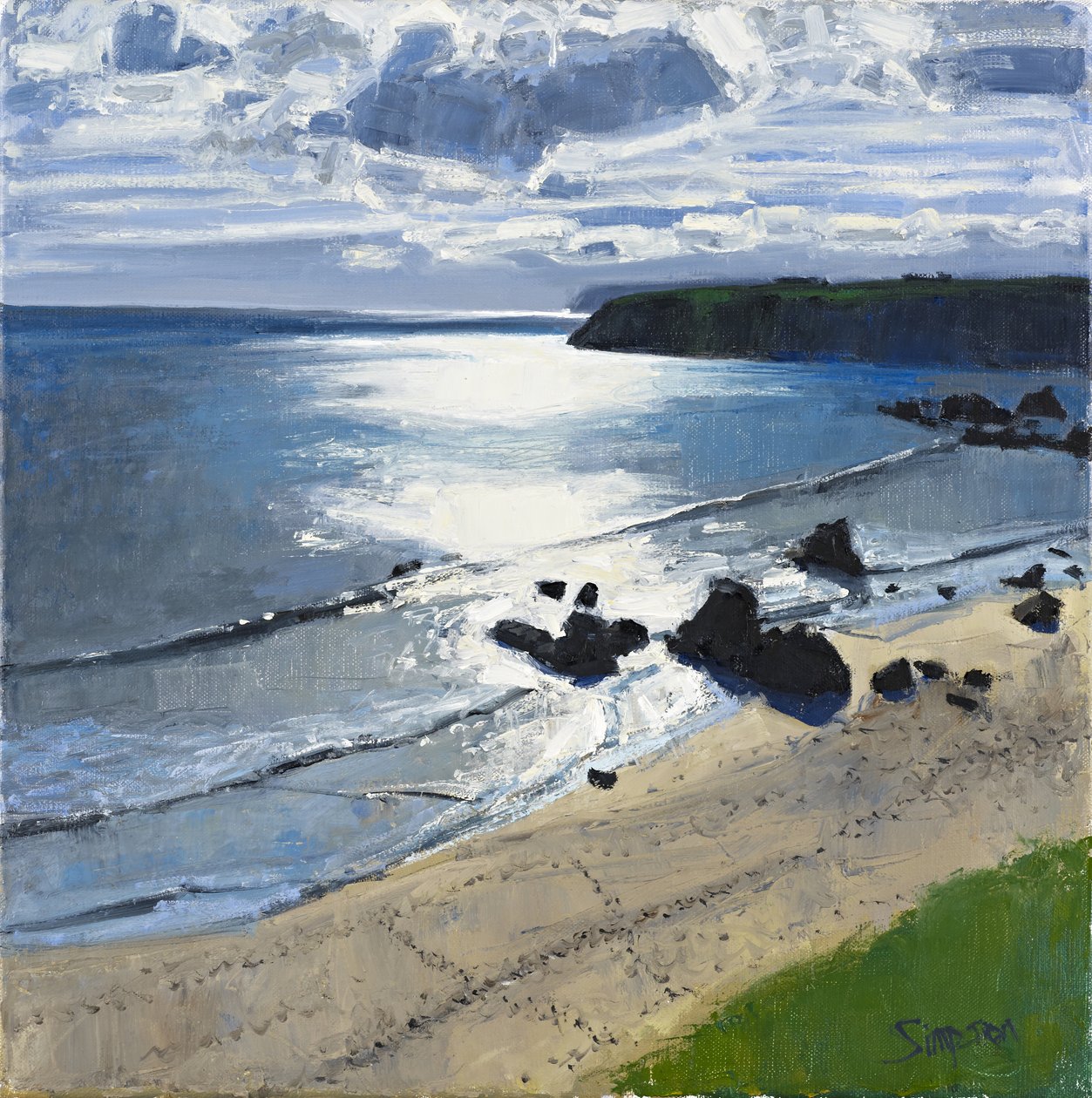 Sango Bay, 2011 (olaj, vászon) alkotó: Charles Simpson