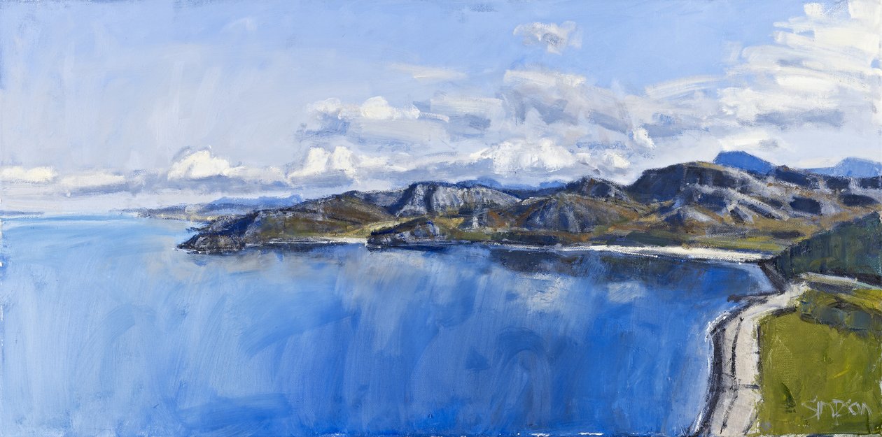 Sea Reflections, Gruinard, 2011 (olaj, vászon) alkotó: Charles Simpson