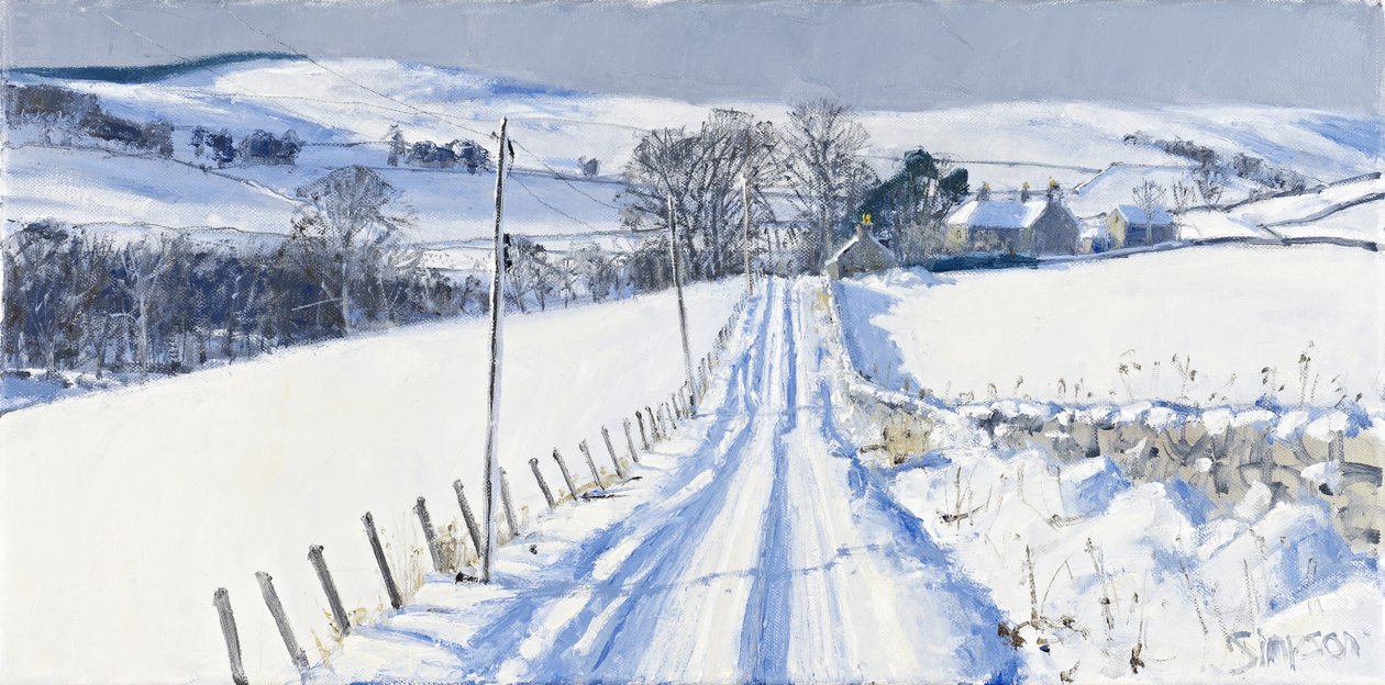 Snow, Newhall, 2010 (olaj, vászon) alkotó: Charles Simpson