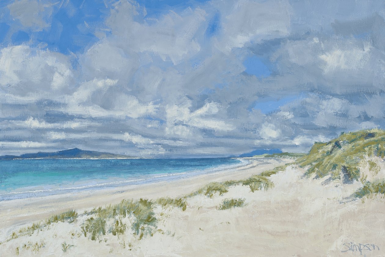 West Beach, Berneray, 2013 (olaj, vászon) alkotó: Charles Simpson
