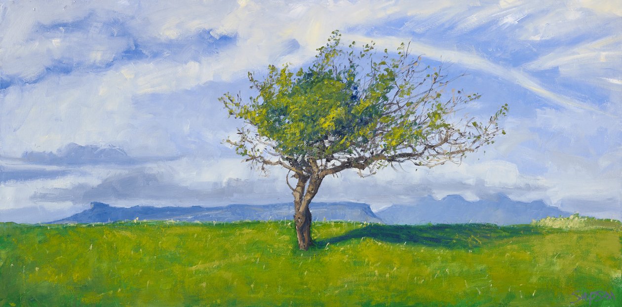West Coast Tree, 2015 (olaj, vászon) alkotó: Charles Simpson